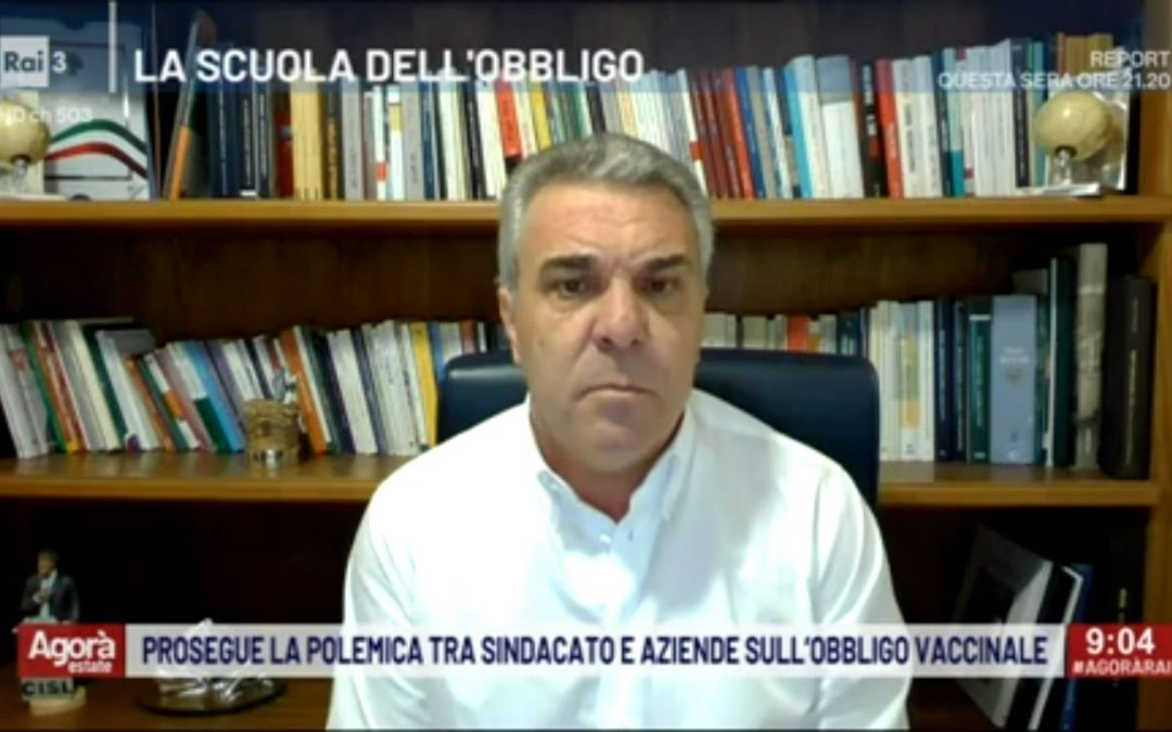 Green pass. Sbarra ad Agorà Estate: “No alle decisioni unilaterali delle aziende. Pronti da subito ad aggiornare i protocolli sulla sicurezza”