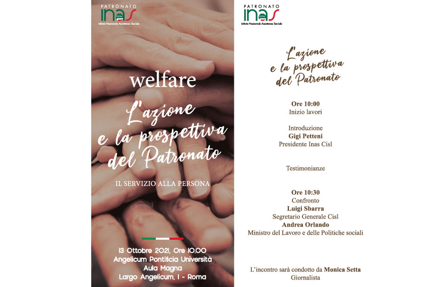 Welfare. Domani a Roma confronto tra Sbarra e Ministro Orlando