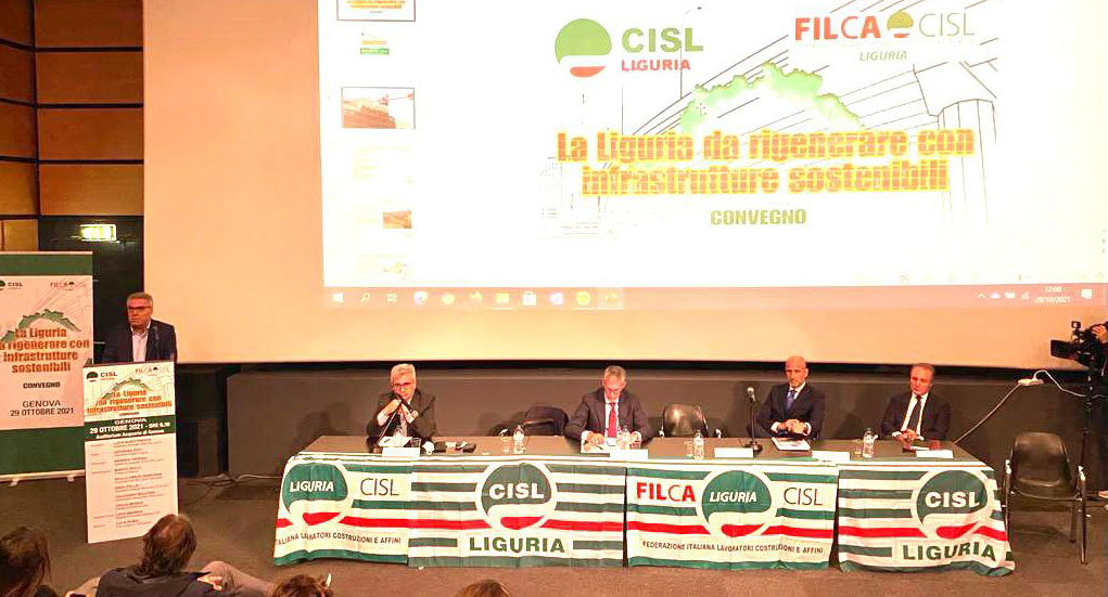 Infrastrutture, l’iniziativa di Cisl e Filca. Sbarra: “Fare tesoro del ‘modello Genova’ per la ripartenza del Paese. Subito un tavolo su partenariato Pnrr”
