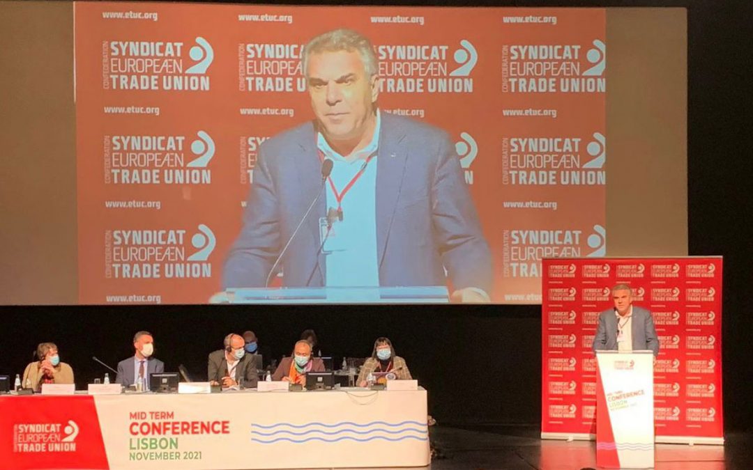 Lavoro. Sbarra: “Rafforzare il sindacato europeo per governare la transizione con un nuovo patto sociale”