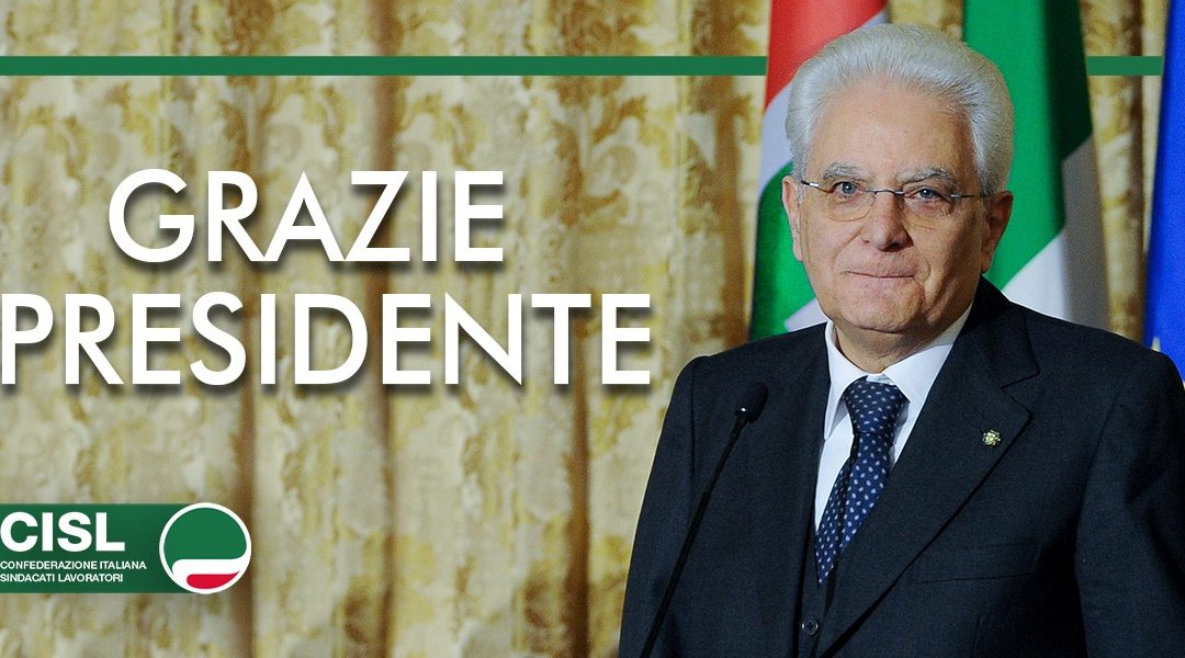 Quirinale. Sbarra: “Una bellissima notizia la riconferma di Mattarella. Resta il Presidente amato da tutti gli italiani”