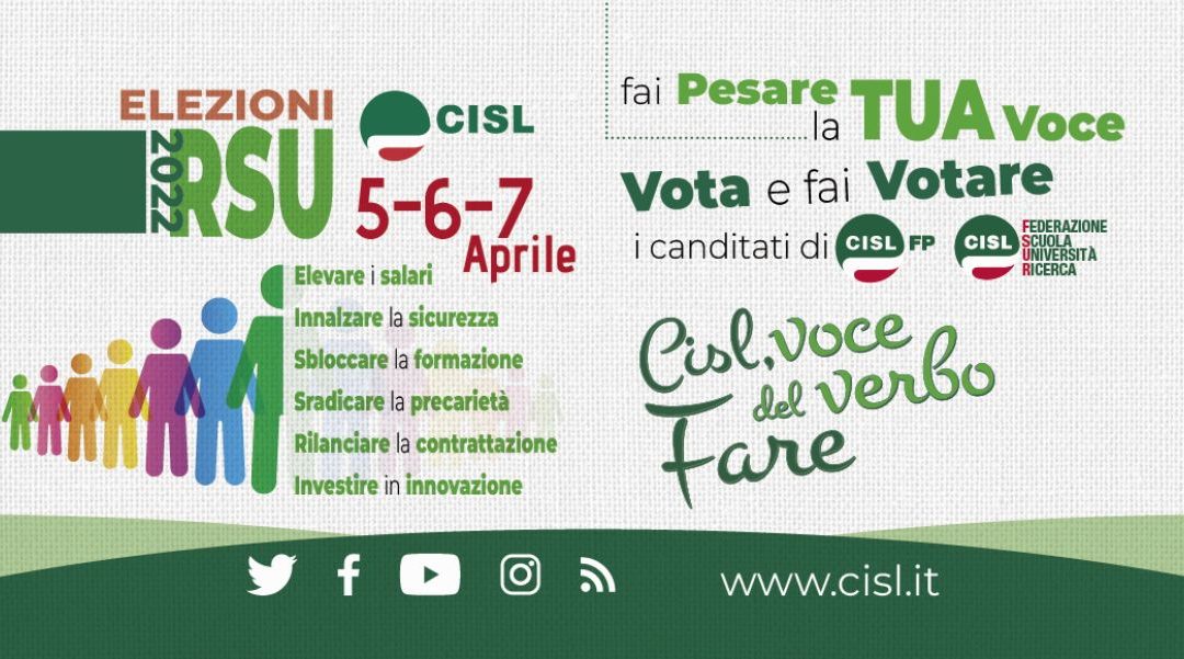 Rsu.  Sbarra: “Costruiamo il futuro insieme votando i candidati Cisl”