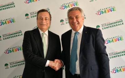 Piano Draghi. Sbarra: “Grazie per averci indicato la via di un nuovo contratto sociale per agganciare le sfide che attendono l’Europa”