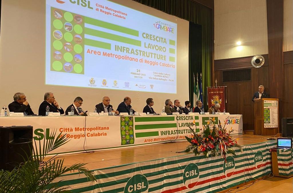 Mezzogiorno. Sbarra all’iniziativa della Cisl Città metropolitana R.Calabria: “Utilizzare bene le risorse del Pnrr. Ma serve partecipazione attiva delle parti sociali nella governance dei progetti”