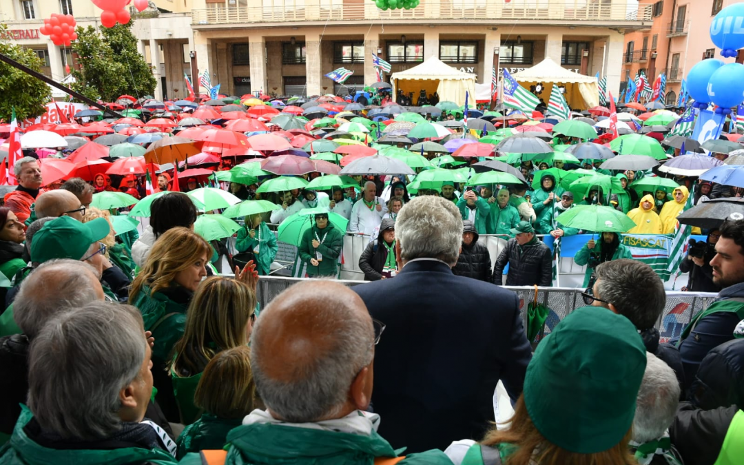 Primo Maggio. Manifestazione Nazionale a Potenza. Sbarra: “Ripartiamo dalla centralità del lavoro. Il dialogo con il Governo deve essere ripreso e rafforzato”