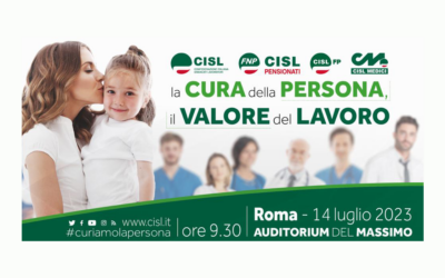 Sanità e Non Autosufficienza. Sbarra al Teatro Massimo di Roma lancia documento programmatico Cisl. Confronto con ministri Calderone e Schillaci, per le regioni Fedriga