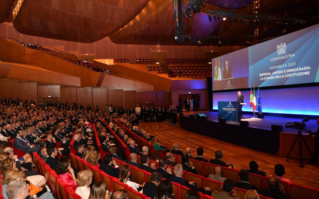 Assemblea Confindustria. Sbarra: “Partecipazione e democrazia economica valori fondanti della Costituzione. Le imprese investano di più sulla sicurezza del lavoro”