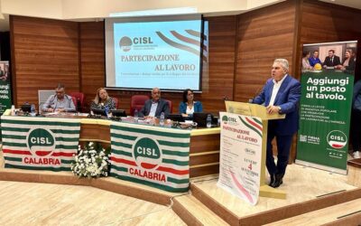 Il convegno della Usr Cisl Calabria. Sbarra: “La partecipazione è la vera sfida per dare più potere di controllo ai lavoratori”