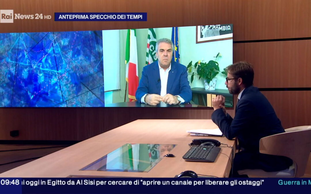 Festa della Partecipazione. Sbarra a Rai News24: “La cultura partecipativa  nei luoghi di lavoro  rappresenta una vera grande  riforma istituzionale”