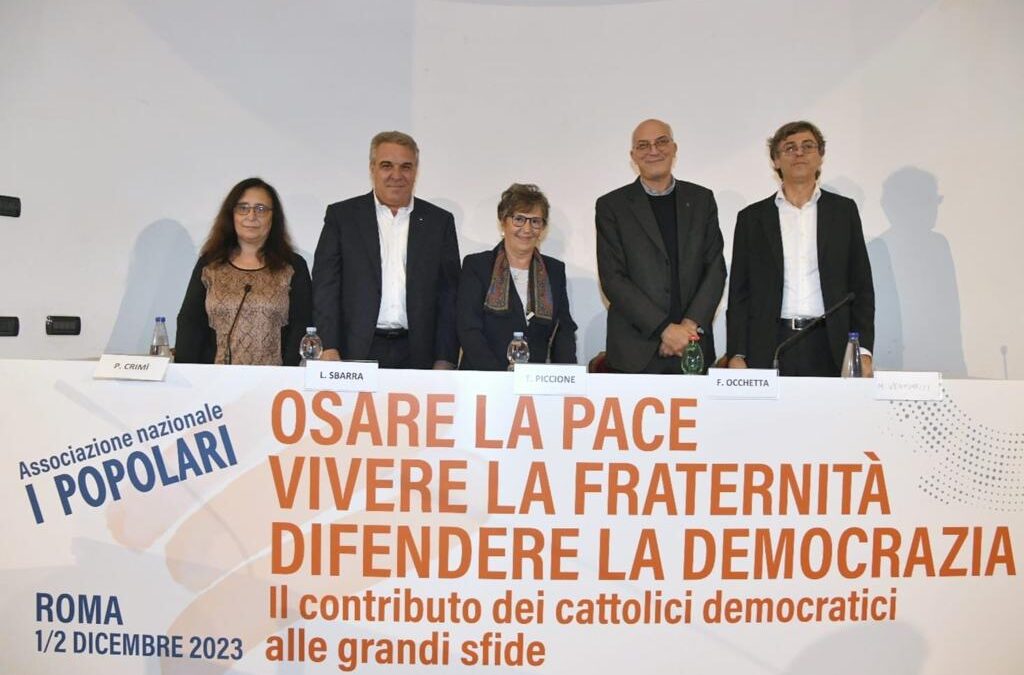 Lavoro. Sbarra: “Bisogna ripartire dalla partecipazione per edificare una democrazia sostanziale”