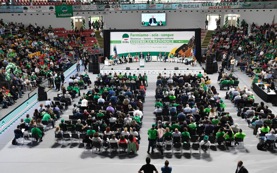 Assemblea Nazionale Cisl sulla Salute e sicurezza sul lavoro. Sbarra: “Occorre dare vita ad una grande alleanza della responsabilità per porre fine ad una situazione che non è degna di un Paese civile”