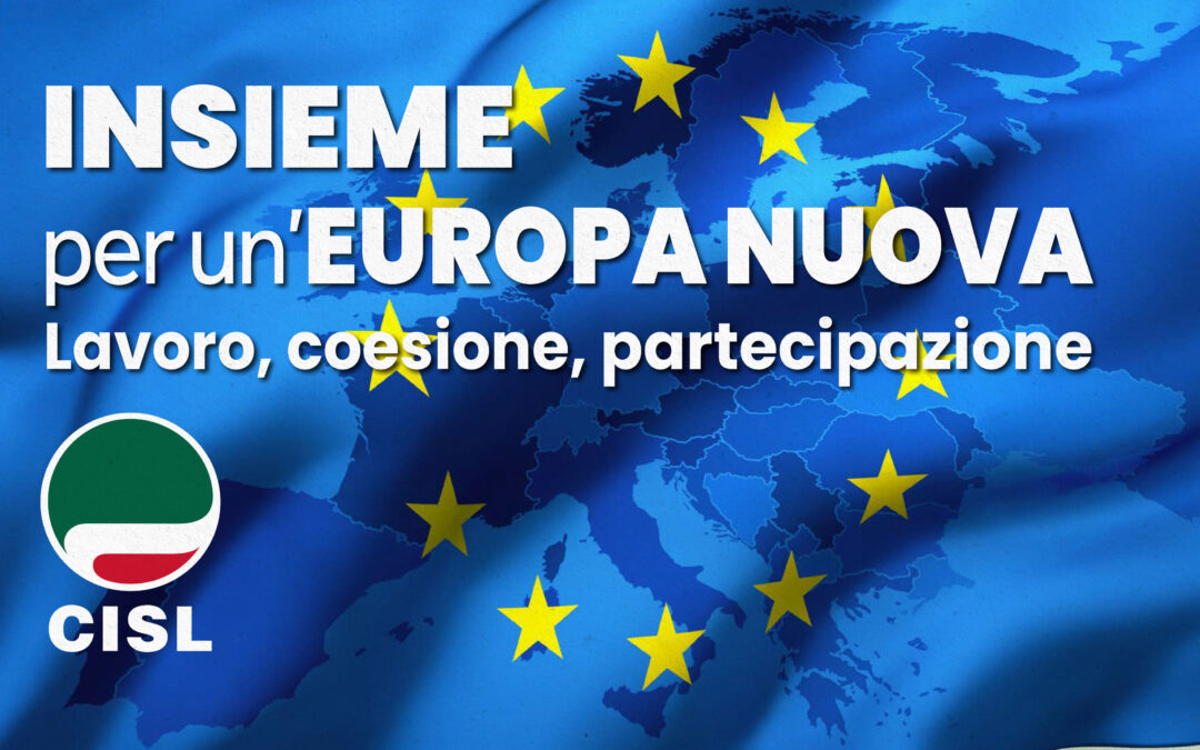 Europa. Sbarra, Picierno, Tajani mercoledì 29 maggio a Roma a convegno Cisl
