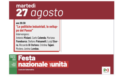 “Le politiche industriali, lo sviluppo del Paese”. Reggio Emilia, 27 Agosto 2024