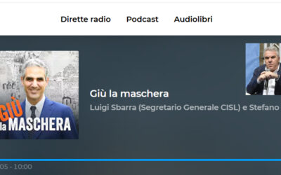 Sindacato. Sbarra a ‘Giù la maschera’ su Rai Radio1: “Con le controparti ci si misura sul merito, sui contenuti, sulle scelte. Lo sciopero? Uno strumento da utilizzare con estrema responsabilità, quando altre vie di confronto risultano impraticabili”