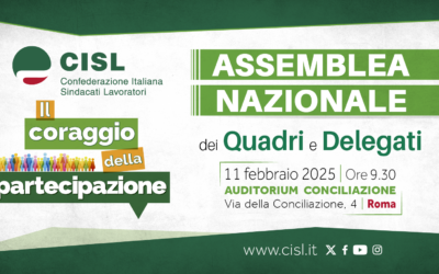 Lavoro. Sbarra: “Il Parlamento approvi la Legge sulla partecipazione sottoscritta da 400mila cittadini. L’11 febbraio a Roma Assemblea nazionale di quadri e delegati”