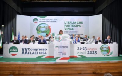 Lavoro. Fumarola al Congresso della Flaei Cisl: “La partecipazione è il primo antidoto al virus della demagogia. Il settore energetico il più penalizzato da 40 anni a questa parte”