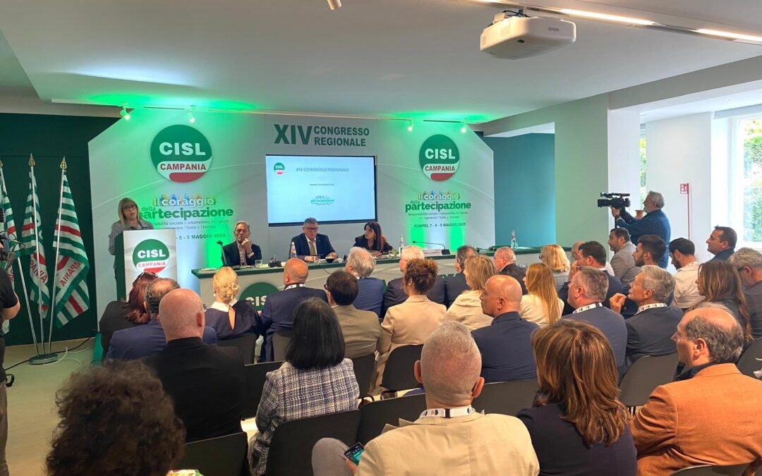 Lavoro. Fumarola al Congresso della Cisl Campania: “Lavoro, transizione ambientale e digitale, sanità e servizi sociali, formazione e opportunità per i giovani, le grandi sfide”