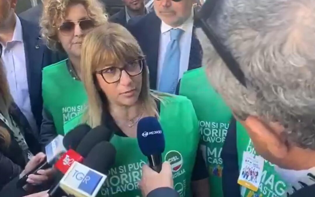 Primo Maggio. Fumarola a Casteldaccia: “Bene convocazione Meloni per l’8 maggio. Serve una strategia nazionale che tenga insieme tutte le parti coinvolte”