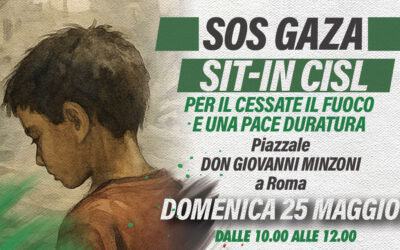Gaza. Domani a Roma Sit-In della CISL presso l’Ambasciata israeliana per invocare il cessate il fuoco, aiuti umanitari, liberazione ostaggi, pace. Ci sarà la leader nazionale Daniela Fumarola
