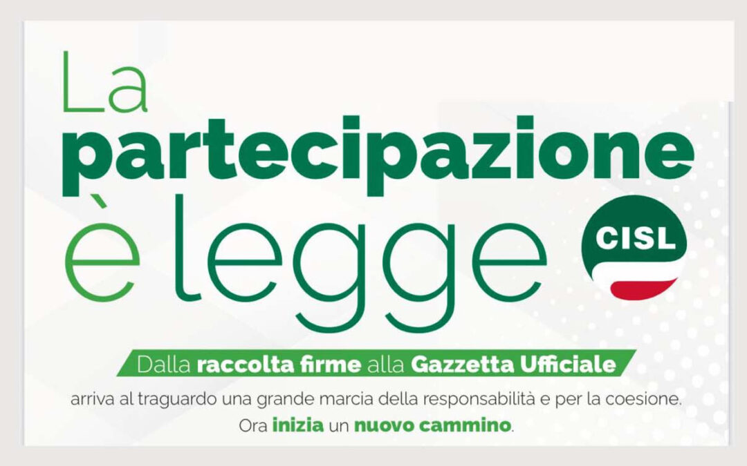 Approvato in Senato il ddl Cisl sulla democrazia economica. Dalla raccolta firme all’approvazione, il Volantino e la Lettera della Segretaria Generale Daniela Fumarola alle iscritte e agli iscritti.