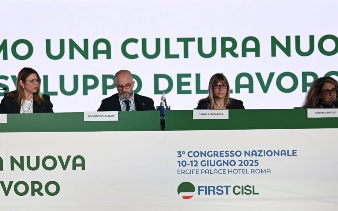 Lavoro. Fumarola al Congresso della First Cisl: “E’ con una grande alleanza della responsabilità che si creano le risorse, si rilancia la produttività, si genera ricchezza da redistribuire”
