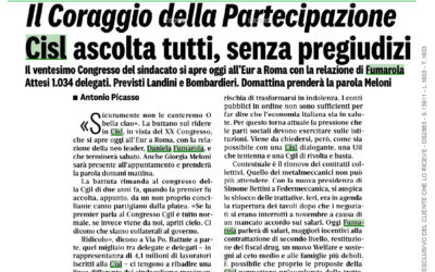 “Il Coraggio della Partecipazione, Cisl ascolta tutti, senza pregiudizi” – Il Riformista