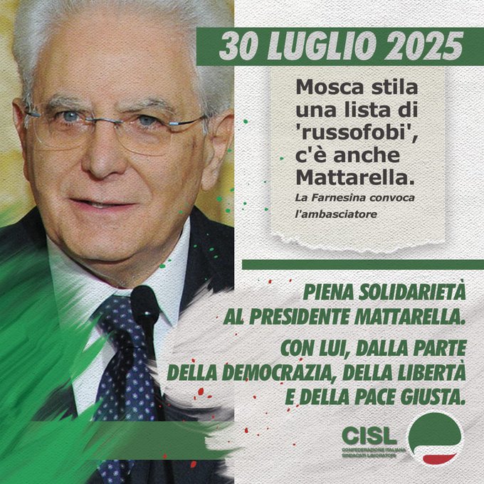 Solidarietà Mattarella