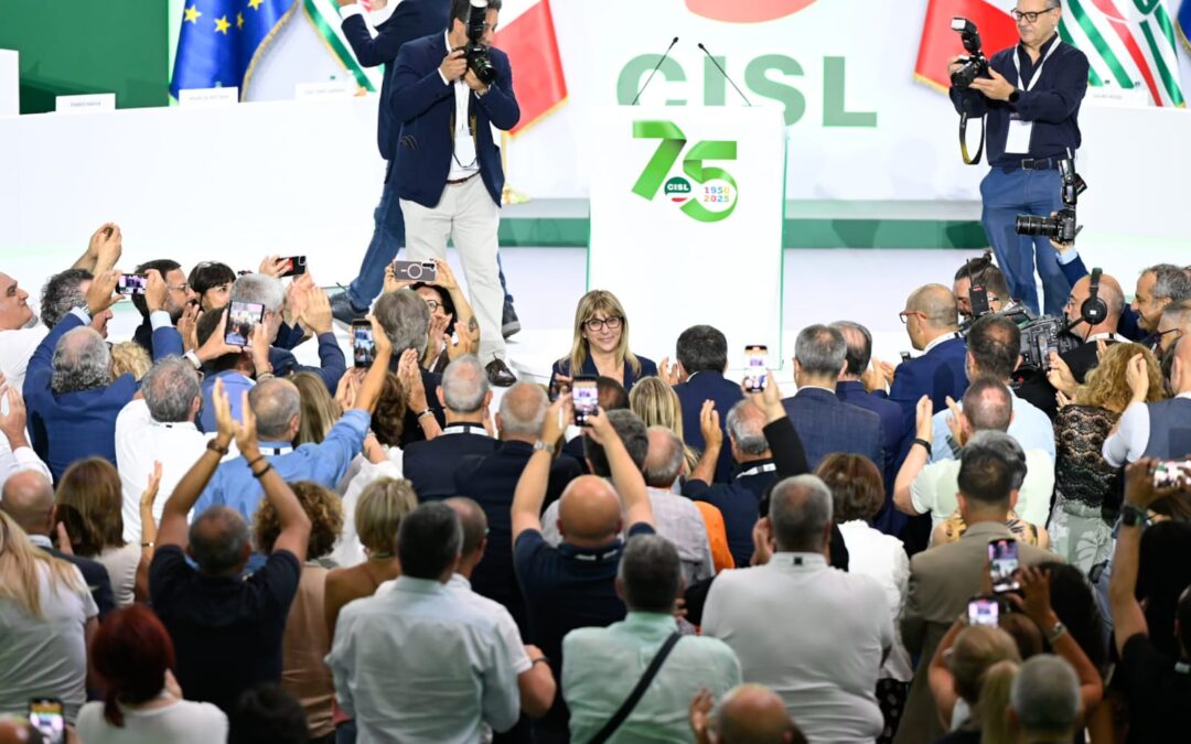 XX Congresso Cisl. Daniela Fumarola rieletta all’unanimità Segretaria Generale della Cisl: “Dedico questo momento ad ogni persona caduta per mano criminale e chi ha pagato con la vita il suo amore per la comunità nazionale e per la legalità”