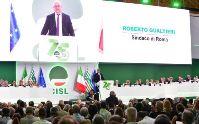 XX Congresso Cisl. Il Sindaco di Roma, Gualtieri: “Cisl pilastro che sta portando alla modernizzazione della città”