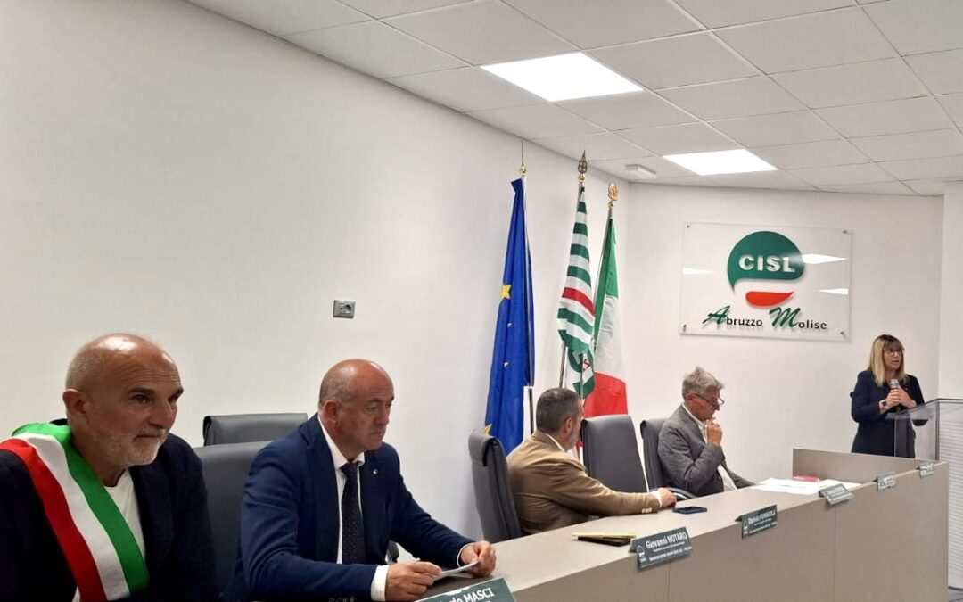 Fumarola all’inaugurazione della nuova sede Abruzzo-Molise a Pescara: “La Cisl mette al centro la tutela della persona, con competenza e passione, al servizio di lavoratori, pensionati e famiglie”
