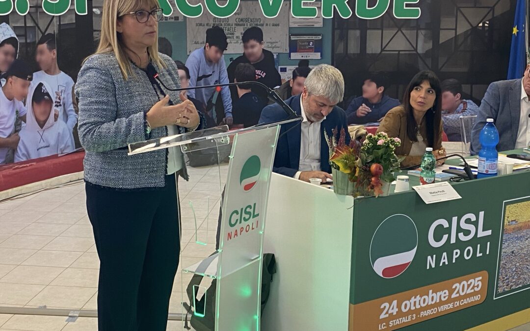 Lavoro. Fumarola al Consiglio generale della Cisl di Napoli: “A Caivano la Cisl dimostra cosa significa essere parte attiva del cambiamento”
