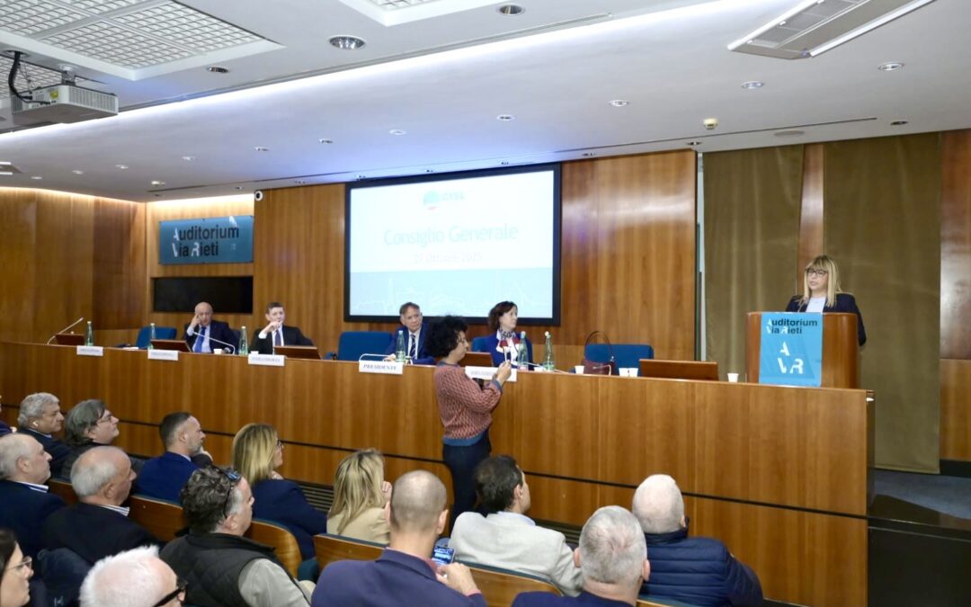 Sindacato. Fumarola al Consiglio generale della Cisl Lazio: “Coltivare la cultura della partecipazione e della corresponsabilità nelle relazioni industriali, sociali e nella contrattazione, il compito che la Cisl sta portando avanti con determinazione”