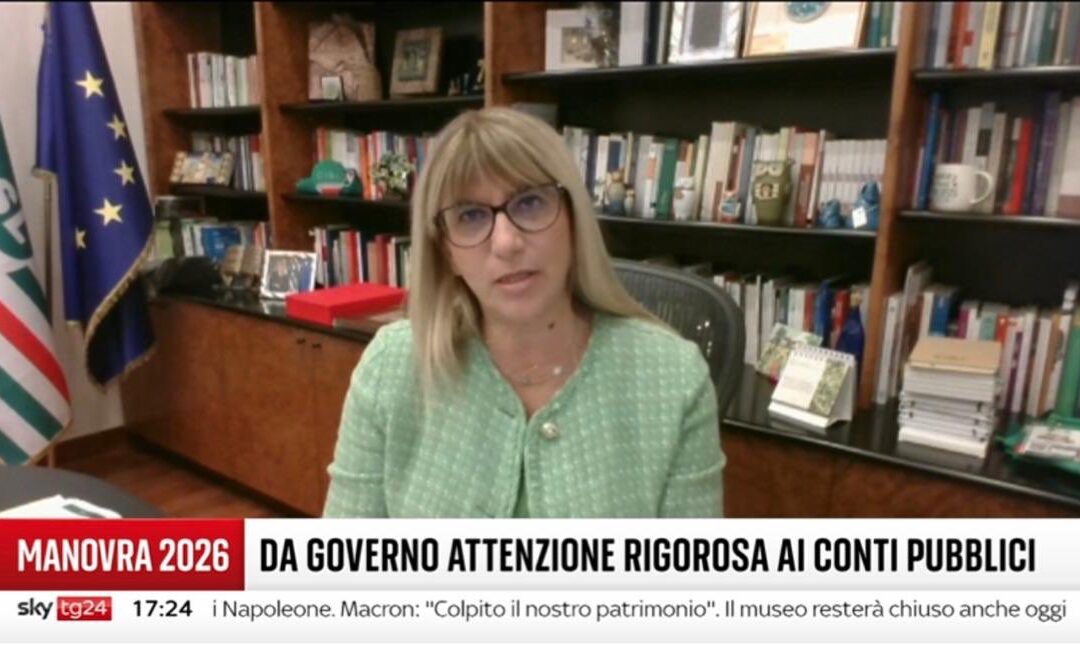 Manovra. Fumarola a Sky Tg24 Economia: “No alla rottamazione delle cartelle e all’allungamento dell’età pensionabile. Si ad una manovra che sostiene salari,famiglie e ceto medio”
