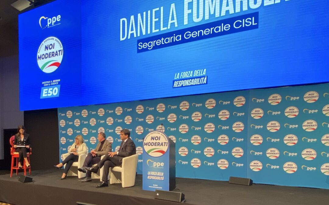 Cammino della Responsabilità: Fumarola all’Assemblea Nazionale di ‘Noi Moderati’: “Bisogna andare oltre la manovra e costruire una alleanza per la crescita,alzare produttività e salari, investire in innovazione, formazione, salute e sicurezza”