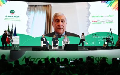 Maratona per la Pace. Antonio Tajani all’Assemblea Cisl: “Aiuti a Kiev non guerra alla Russia, ma per la difesa Ucraina”