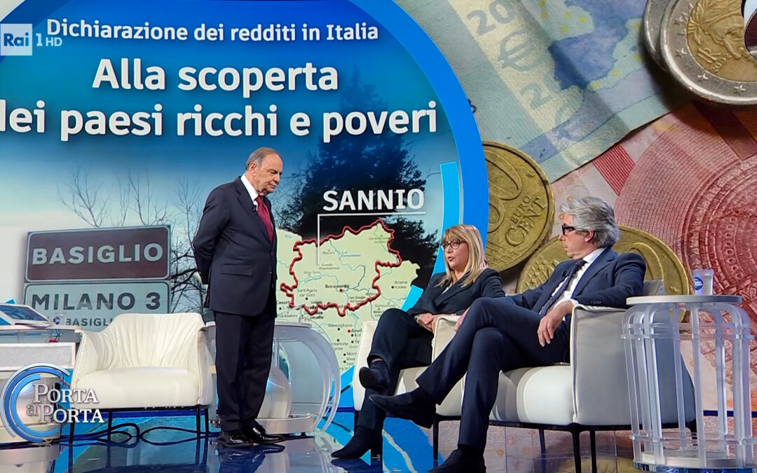Fisco. Fumarola a Porta a Porta: «Garantire progressività del prelievo e dovere di tutti di concorrere alle spese pubbliche in base alla propria capacità contributiva»