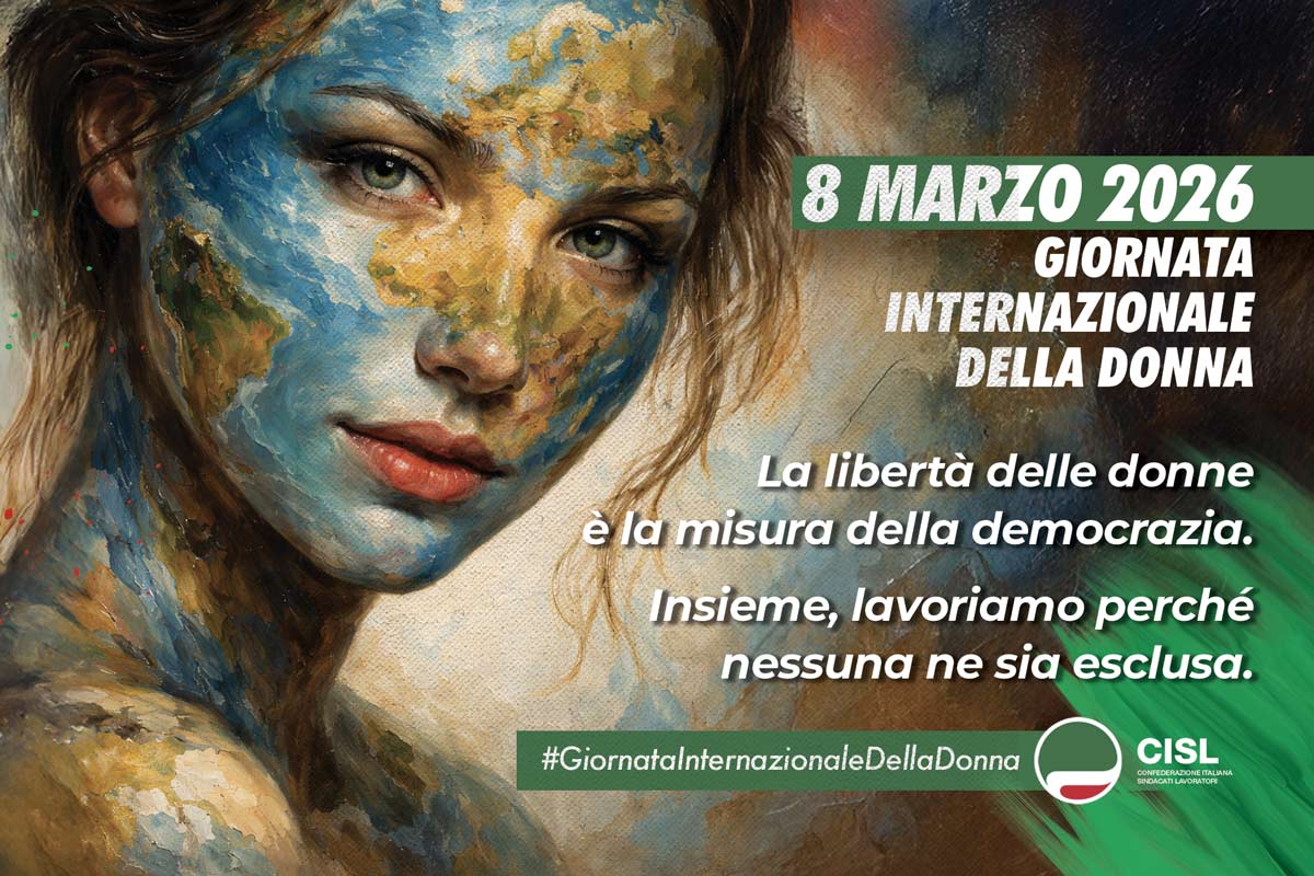 8 marzo 2025 - La libertà delle donne è la misura della democrazia. Insieme, lavoriamo perché nessuna ne sia esclusa.