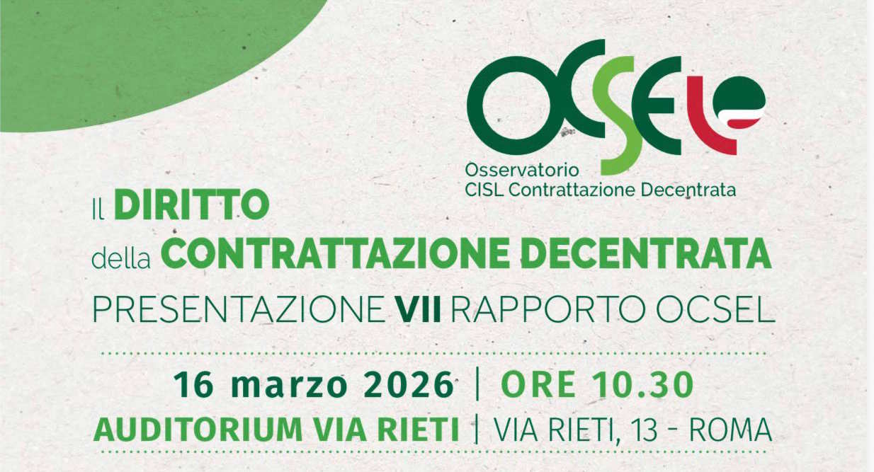Presentazione rapporto ocsel