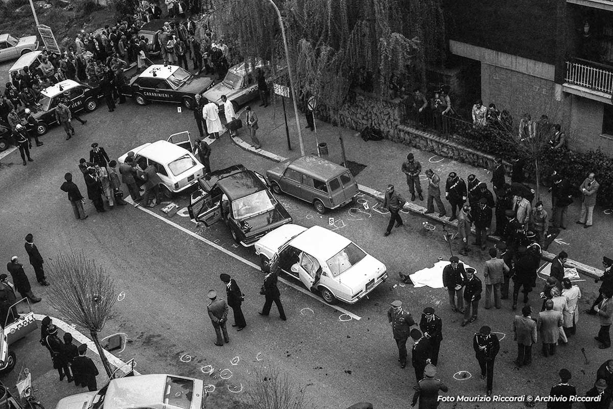 Rapimento-Aldo-Moro-16-marzo-1978-Via-Fani-Maurizio-Riccardi Rapimento Aldo Moro 16 marzo 1978 - Foto Maurizio Riccardi © Archivio Riccardi