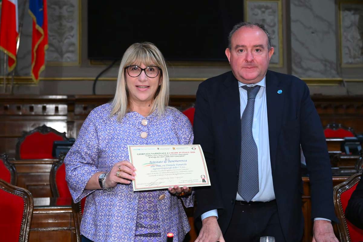 Daniela Fumarola e Nicola Graziano al Premio Nazionale “Eccellenze del Made in Italy”