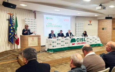 Lavoro. Fumarola al Consiglio generale della Cisl Calabria: «Più infrastrutture e servizi per attrarre investimenti e trattenere i giovani. Rafforzare i punti di forza per rilanciare crescita ed occupazione»