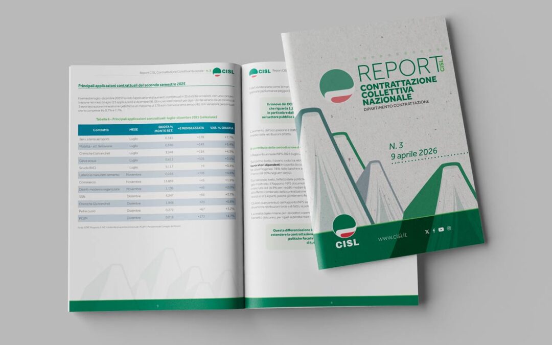 Report Cisl su CCNL. Nel 2025 salari +3,1% e attese per i rinnovi più brevi. Sopra l’inflazione per il secondo anno