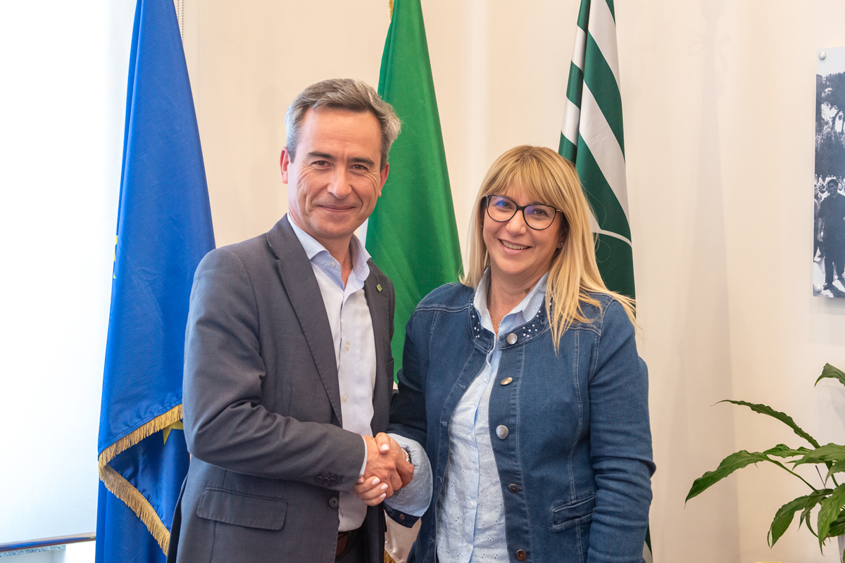Daniela Fumarola ha incontrato oggi a Roma una delegazione di Legambiente guidata dal Presidente Stefano Ciafani.