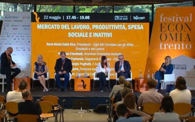 Lavoro. Fumarola al Festival dell’Economia di Trento: «Serve un Patto Sociale per aumentare qualità del lavoro, produttività e salari»