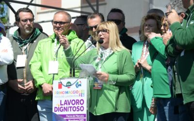 Primo Maggio a Marghera. Fumarola: «Il lavoro è dignità. L’intelligenza artificiale deve essere alleata, non padrona»