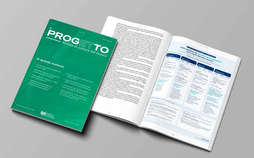 On line il numero 4/2026 della rivista Progetto