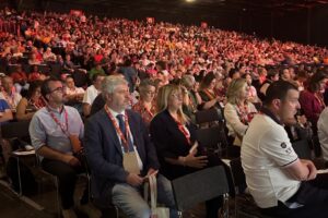 Mattia Pirulli e Daniela Fumarola per la Cisl al Congresso CFDT