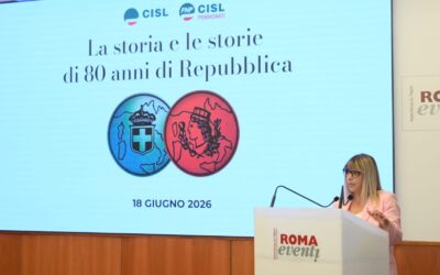 80 anni Repubblica. Fumarola all’iniziativa Cisl e Fnp Cisl: «La memoria non è nostalgia: è coscienza civile, capacità di insegnare a nuove generazioni l’amore per la libertà. Occorre difendere l’Europa e il suo modello sociale»