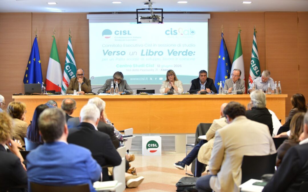 Lavoro. Fumarola  al Comitato Esecutivo della Cisl: «Libro verde per un patto sociale di sviluppo». Al centro studi di Firenze esperti di alto profilo per costruire una piattaforma aperta di confronto nazionale