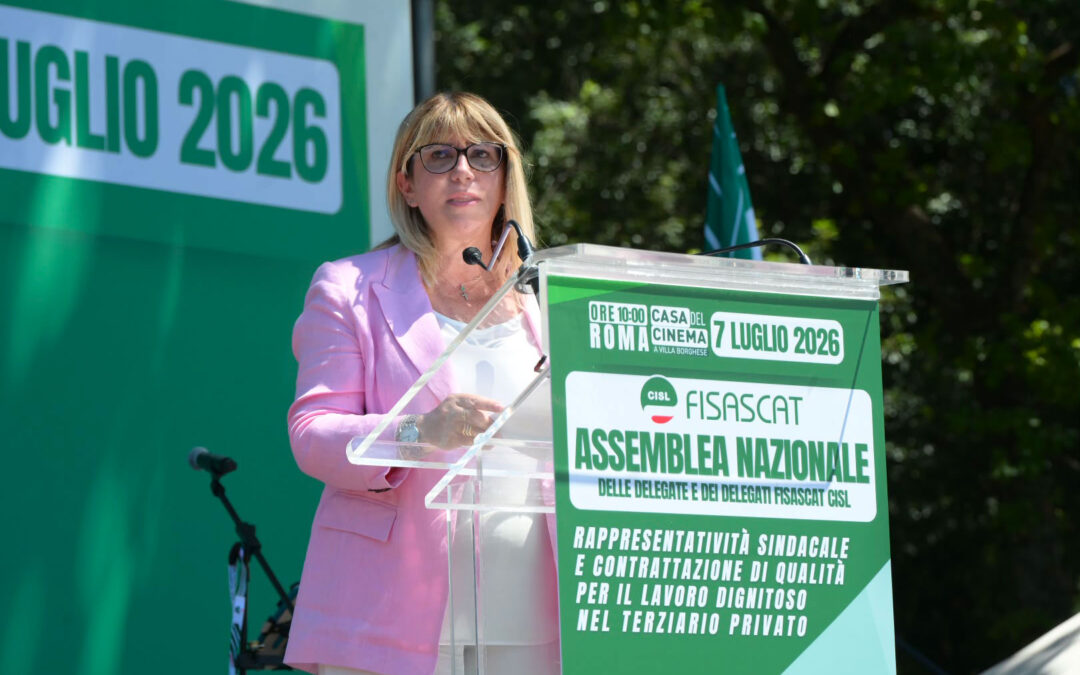 Lavoro. Fumarola all’Assemblea nazionale Fisascat Cisl: «La piattaforma unitaria sui contratti è un progetto-Paese. Servono regole nuove»
